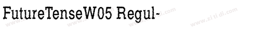FutureTenseW05 Regul字体转换